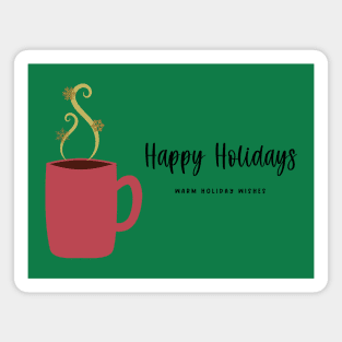 Happy Holidays - Seasonal Greeting Design Magnet